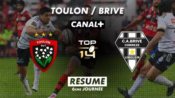 Le résumé de Toulon / Brive - TOP 14 - 6ème journée