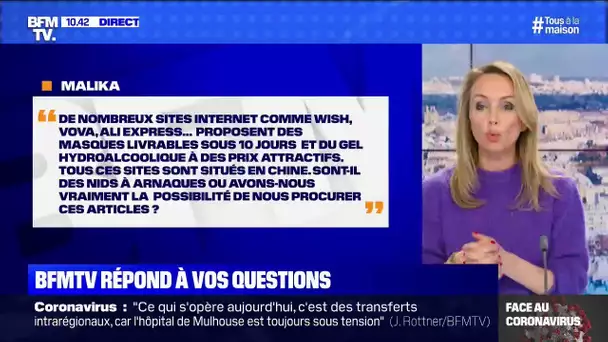 De nombreux sites proposent des masques et du gel hydroalcoolique, est-ce une arnaque?