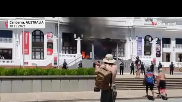 No Comment | L'ancien Parlement australien en feu