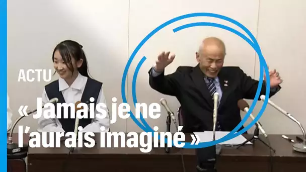 En larmes, ce survivant de la bombe d’Hiroshima reçoit le prix Nobel de la paix