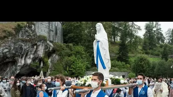 Pèlerinage du 15 août à Lourdes : les fidèles sont au rendez-vous après deux années difficiles