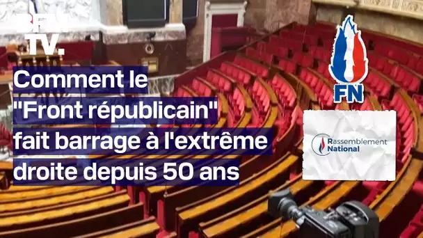 Comment le "Front républicain" fait-il barrage à l'extrême droite depuis plus de 50 ans?