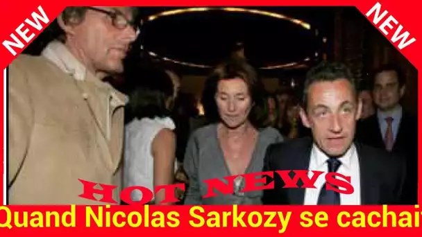 Quand Nicolas Sarkozy se cachait aux toilettes pour supplier Cécilia de revenir