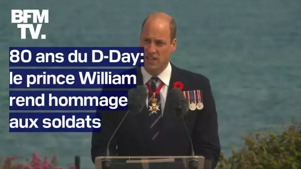 D-Day: "Nous continuons d'honorer chaque Canadien qui a tant donné", déclare le prince William