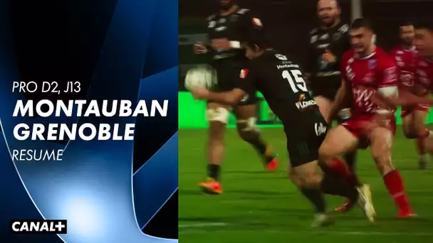 Le résumé de Montauban / Grenoble - Pro D2 (J13)