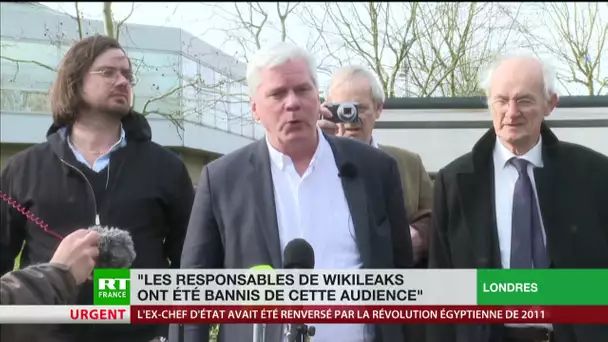 Poursuite du procès de Julian Assange : les responsables de WikiLeaks bannis de l’audience