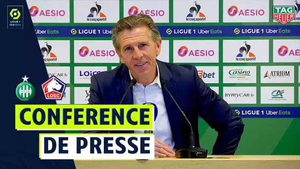 Conférence de presse AS SAINT-ÉTIENNE - LOSC LILLE (1-1)  / 2020/2021