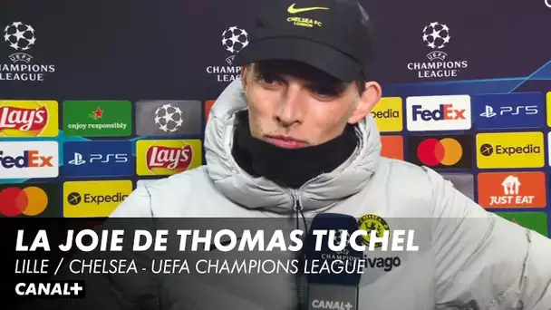 La joie de Thomas Tuchel après Lille / Chelsea - UEFA Champions League