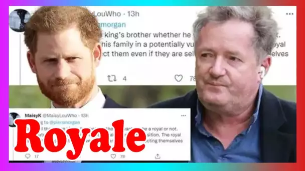 La fureur des fans de Sussex alors que Piers Morgan sauvage ''sans vergogne et intitulé'' Harry