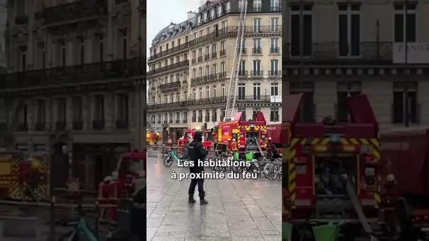 Ce que l'on sait de l'incendie près de la gare Saint-Lazare