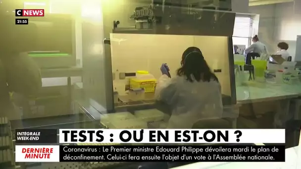 Test du coronavirus : la situation en France