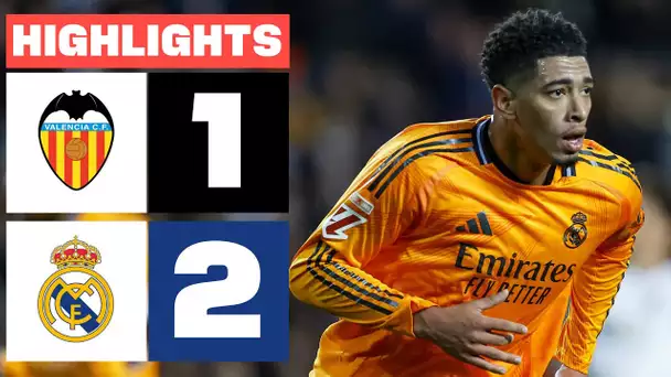 VALENCIA CF 1 - 2 REAL MADRID I RESUMEN LALIGA EA SPORTS