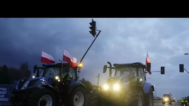 Des agriculteurs polonais bloquent un poste-frontière avec la Slovaquie