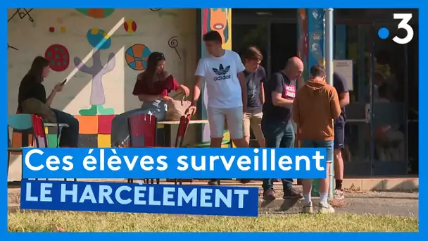 Ces élèves gardent un œil sur le harcèlement scolaire