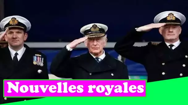 Le prince Charles salue le passé de la famille Navy lors d'une visite au Britannia Royal Naval Colle