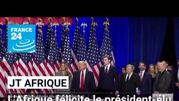 Élection de Donald Trump : l'Afrique félicite le 47ème président élu • FRANCE 24