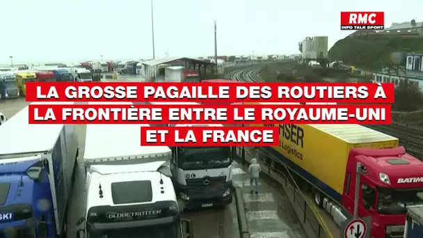 La grosse pagaille des routiers à la frontière entre le Royaume-Uni et la France