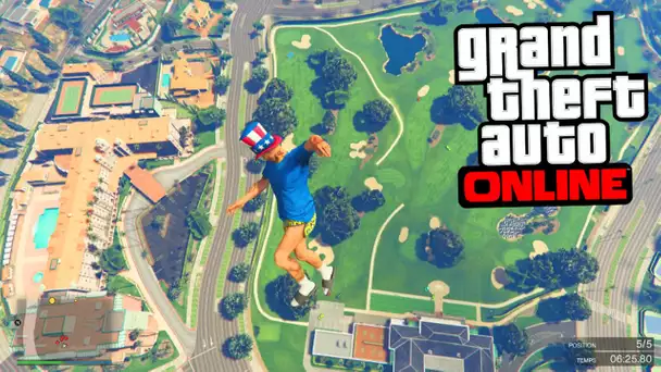 SE CATAPULTER TRES TRES HAUT DANS LES AIRS ! - GTA 5 ONLINE