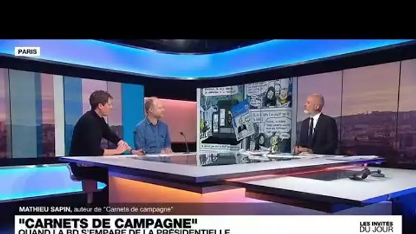 Présidentielle française : la BD permet "de faire un pas de côté par rapport aux journalistes"