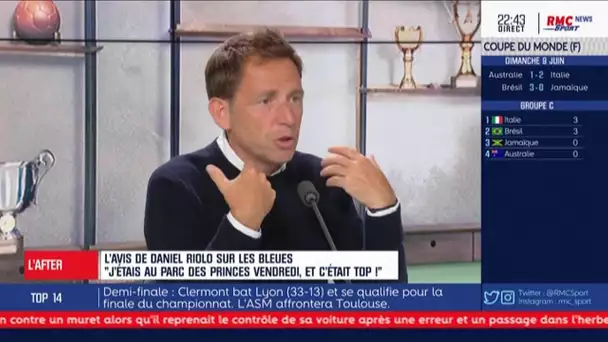 Daniel Riolo a été touché par l&#039;émotion des Bleues avant le match d&#039;ouverture du Mondial