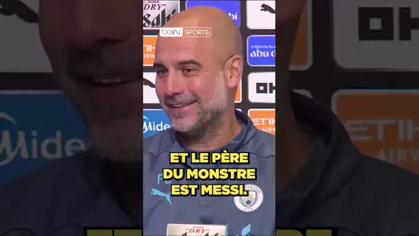 ⚽️🗨️ Guardiola : “Cristiano était un monstre et le père du monstre est Messi !” #Shorts