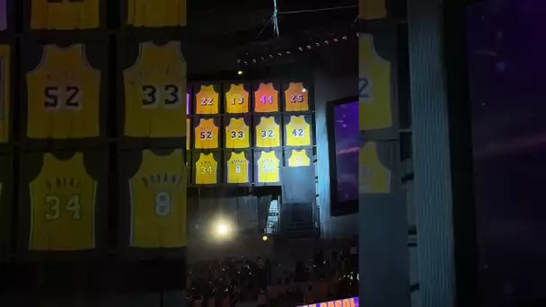 Pau Gasol's Jersey Reveal at His Retirement Ceremony! #GraciasPau 👏👏| #Shorts