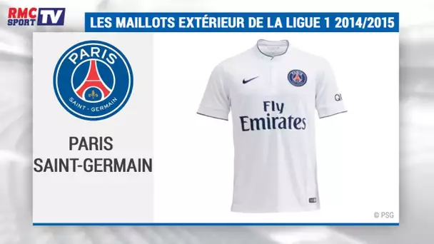 Les maillots extérieur de Ligue 1 pour la saison 2014/2015