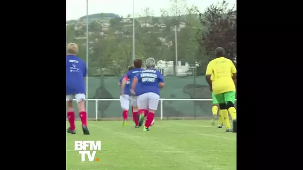 Les "mamies foot" chaussent les crampons pour un match inédit