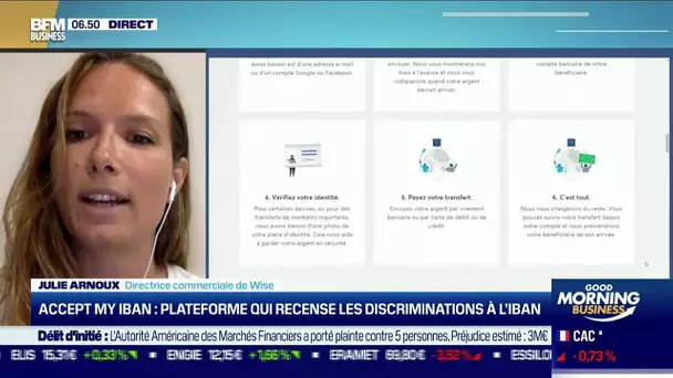 Julie Arnoux (Wise) : Accept my IBAN contre la discrimination à l'IBAN