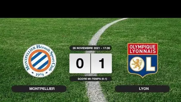 Résultats Ligue 1: L'OL vainqueur de Montpellier 1 à 0 au stade de la Mosson