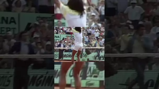 Quand Yannick Noah gagnait sa 1ère finale de Roland Garros #shorts