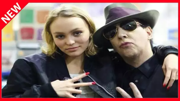 ✅  Le saviez-vous ? Marilyn Manson est le parrain de Lily-Rose Depp