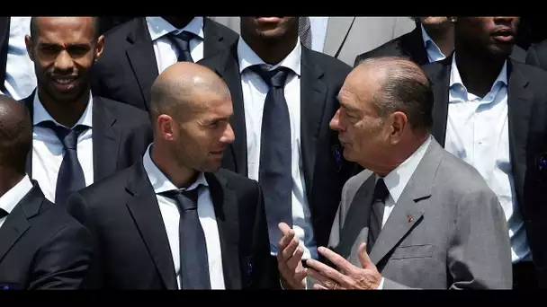 Zidane "triste" pour Chirac, "président de tous les sportifs"