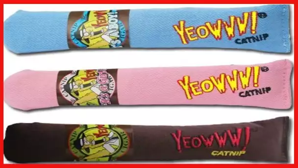 Cigar 3 Pack: Yeowww! 100% Organic Catnip Cigar Toys