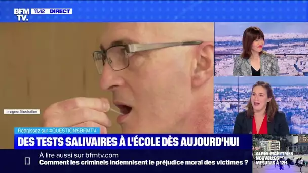 Les tests salivaires, comment ça marche ? BFMTV répond à vos questions