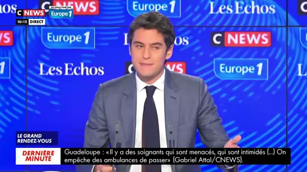 Gabriel Attal dans le Grand Rendez-Vous Europe 1 Cnews du 21 novembre 2021 (intégrale)