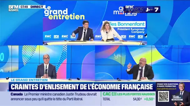 Le Grand entretien : Les patrons inquiets pour l'économie française