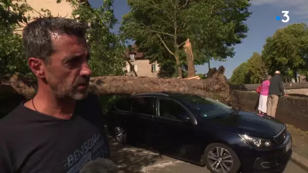 Lot : un violent orage provoque d'importants dégâts à Figeac