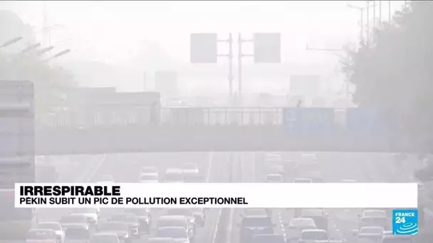 Pic de pollution en Chine: un épisode d'une exceptionnelle gravité • FRANCE 24