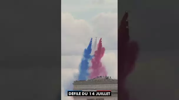 14-Juillet : la patrouille de France clôt le défilé