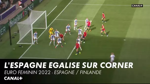 L'Espagne égalise sur corner - Euro Féminin 2022