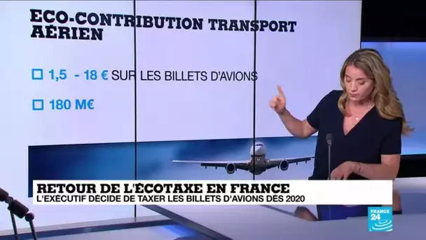 La France va instaurer une écotaxe sur les billets d'avion en 2020