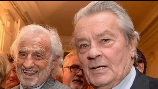 Alain Delon en froid avec Jean-Paul Belmondo avant sa mort ? La raison de son absence...