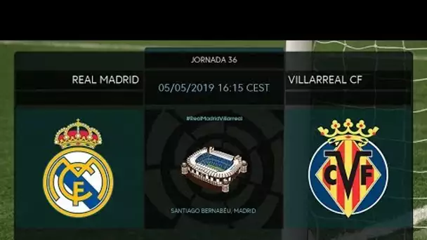 Calentamiento Real Madrid vs Villarreal CF