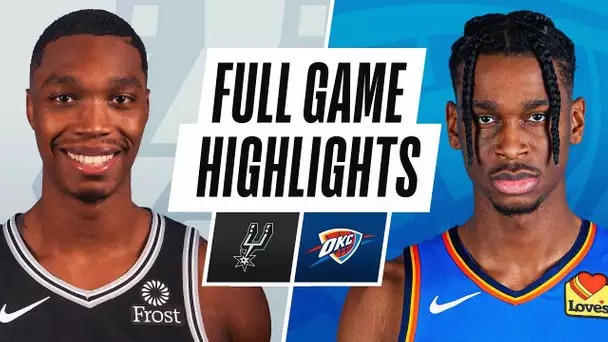 SPURS at THUNDER | FULL GAME HIGHLIGHTS | January 12, 2021