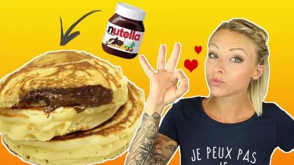 ♡• RECETTE PANCAKES NUTELLA •♡