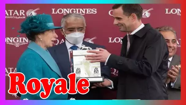 La princesse Anne assiste au b@l en l'honneur du triomphe olympique du Royaume Uni