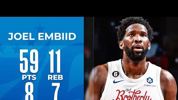 JOEL EMBIID 🤯 59 PTS, 11 REB, 8 AST, 7 BLK