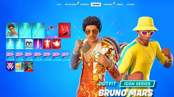 LE SKIN DE BRUNO MARS ET ANDERSAN .PAAK SUR LE JEU ! (FORTNITE NEWS)