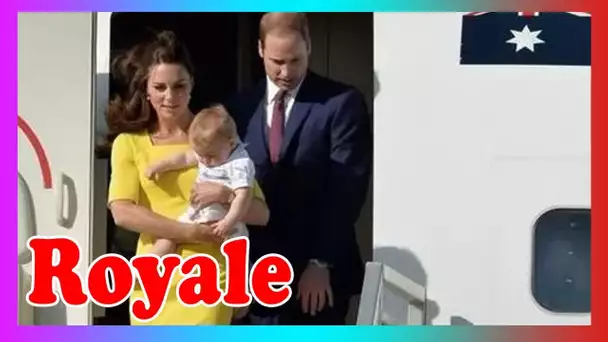 George a reflété le père du prince William avec une apparition précoce d@ns la tournée Down Under